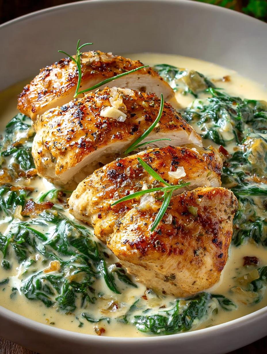 Creamy Spinach Chicken