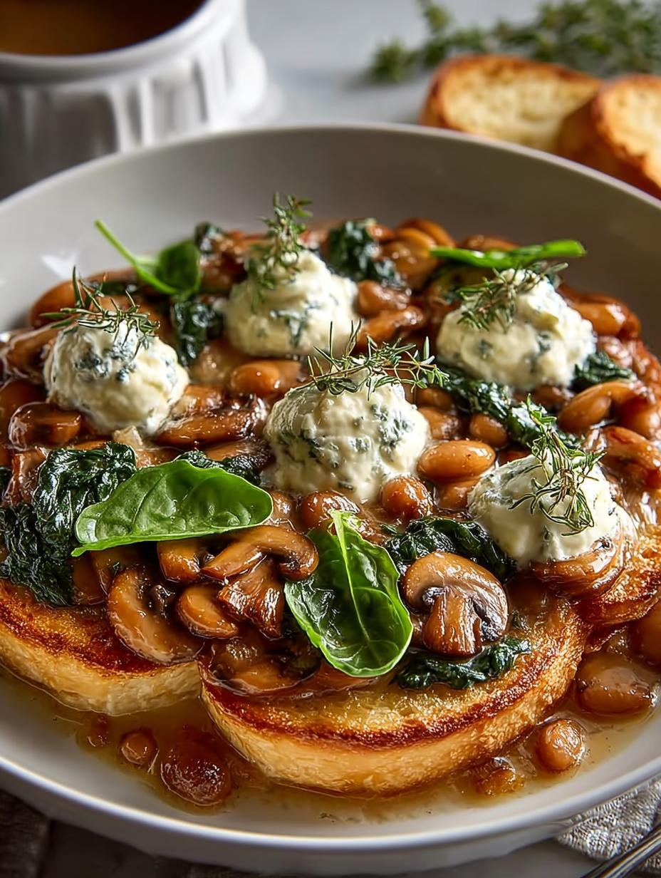 Creamy White Bean Mushroom Skillet: 5 Easy Steps