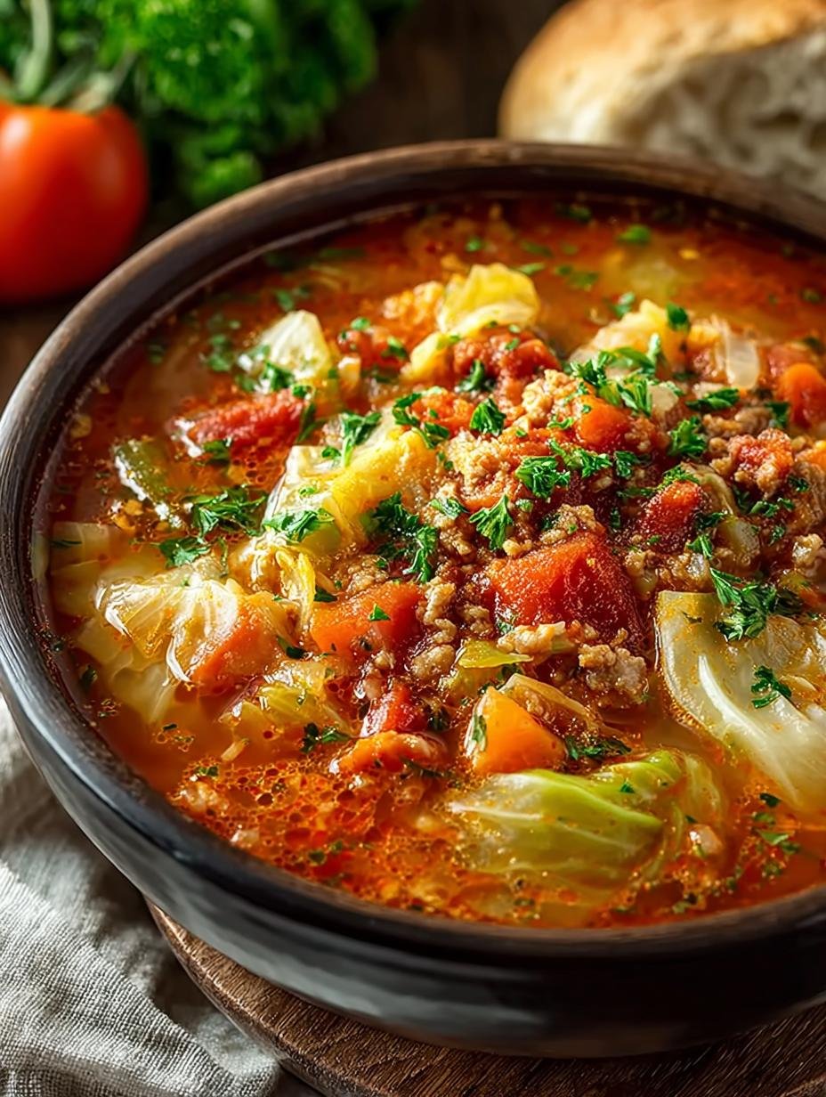 Crockpot Cabbage Roll Soup: 8 Hours to Comforting Flavor - Crockpot Cabbage Roll Soup - main visual representation