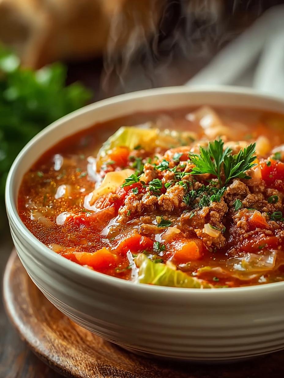 Crockpot Cabbage Roll Soup: 8 Hours to Comforting Flavor - Crockpot Cabbage Roll Soup - additional detail