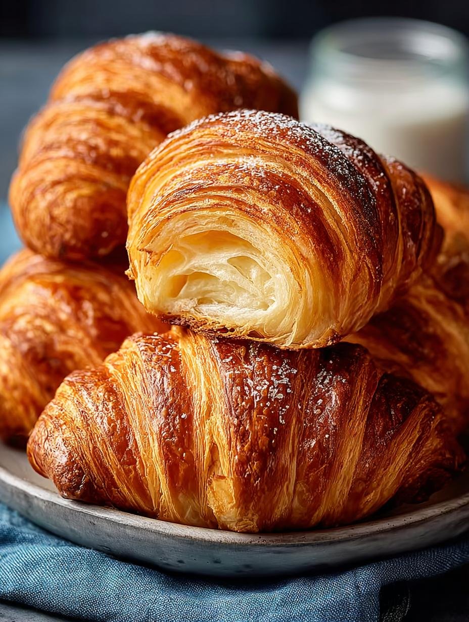 Ultimate Croissants: 12 Steps to Flaky Perfection - Croissants - main visual representation