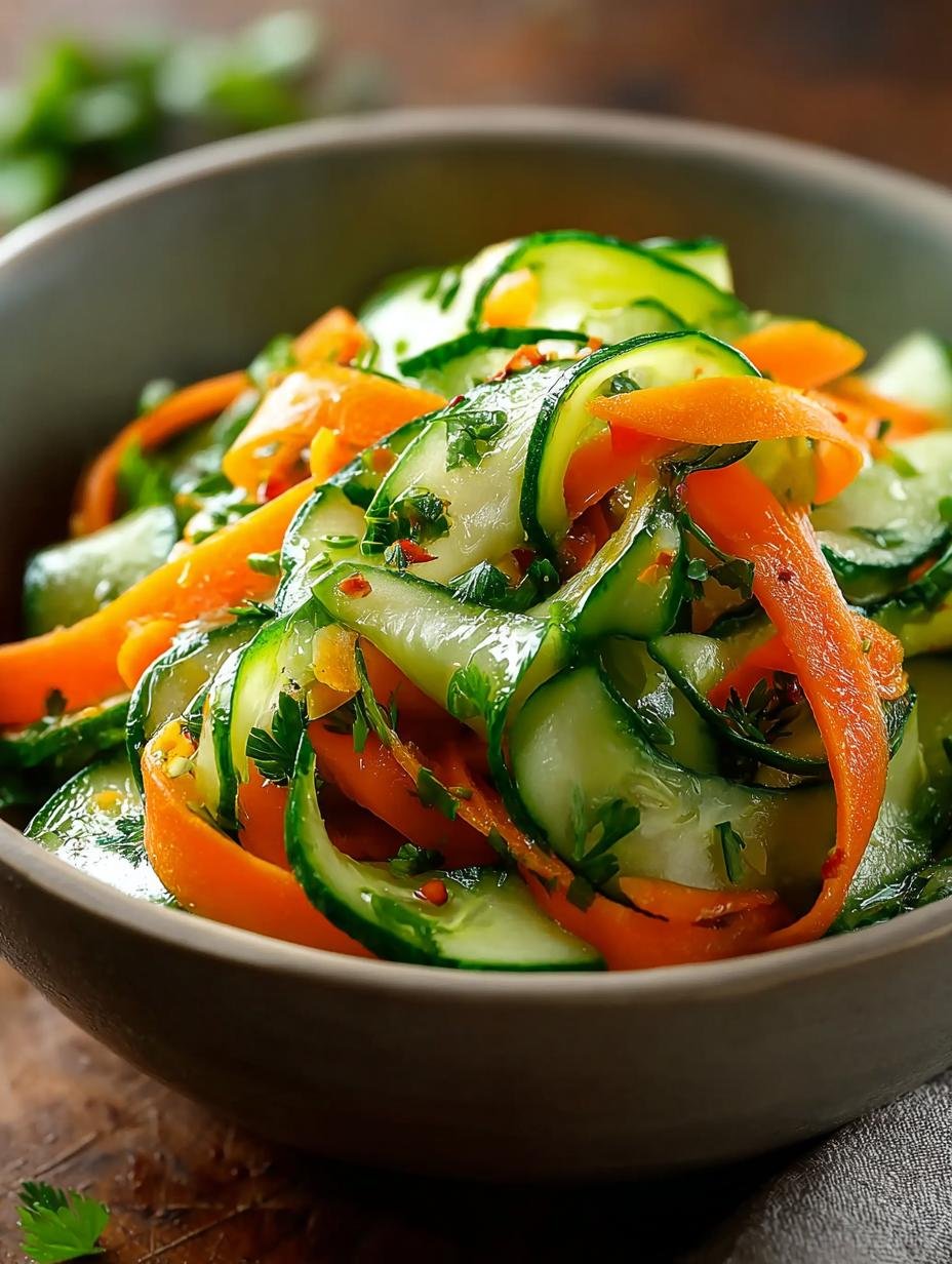 Cucumber Carrot Salad: 5 Refreshing Variations to Try - Cucumber Carrot Salad - additional detail
