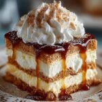 Custard Biscuit Refrigerator Cake