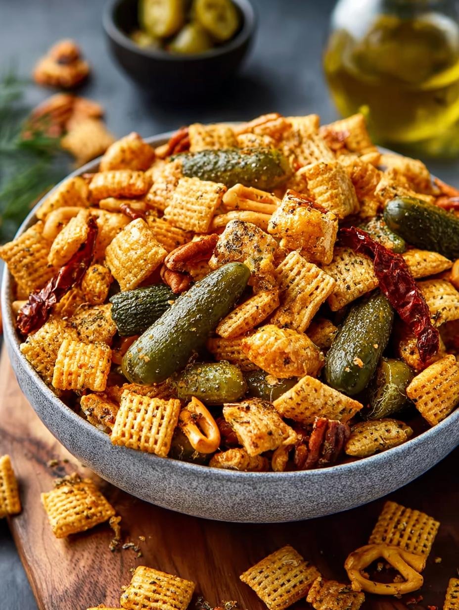 Dill Pickle Chex Mix: 7 Irresistible Secrets to Snack Bliss - Dill Pickle Chex Mix - main visual representation