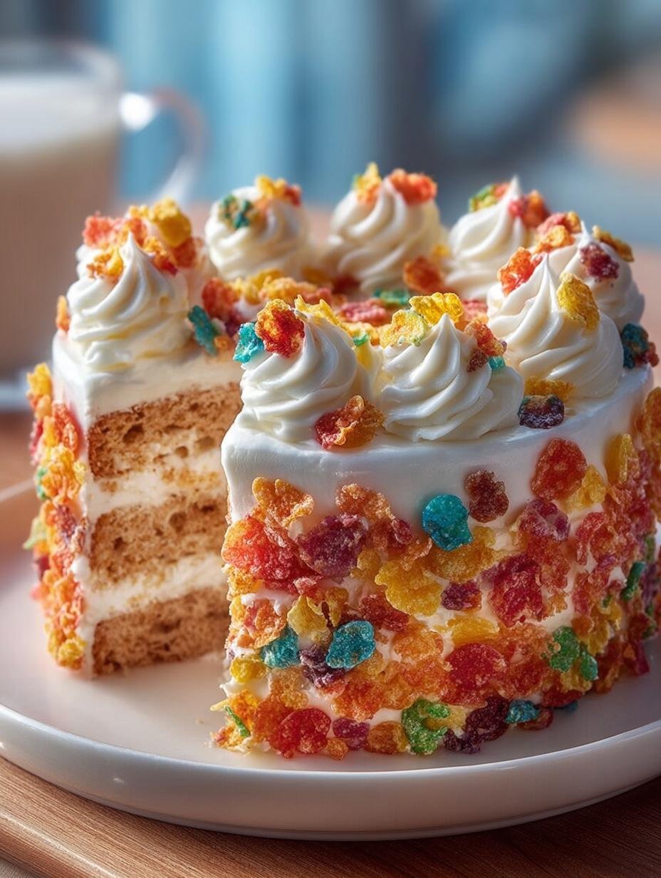 Fruity Pebble Cake Layers: 12 Reasons to Love This Delight - Fruity Pebble Cake Layers - main visual representation