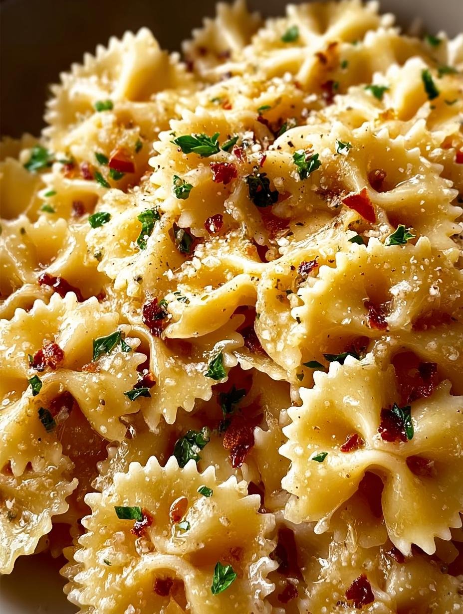 Garlic Butter Bowtie Pasta: 30-Minute Comfort Dish - Garlic Butter Bowtie Pasta - main visual representation