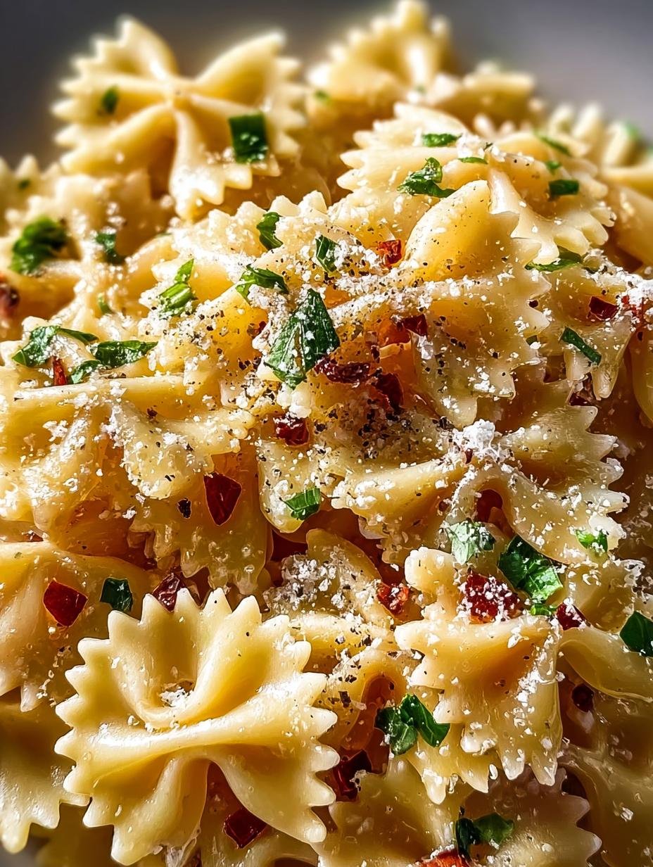 Garlic Butter Bowtie Pasta: 30-Minute Comfort Dish