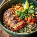 Grilled Chicken Quinoa Bowls