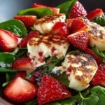 Halloumi Strawberry Salad