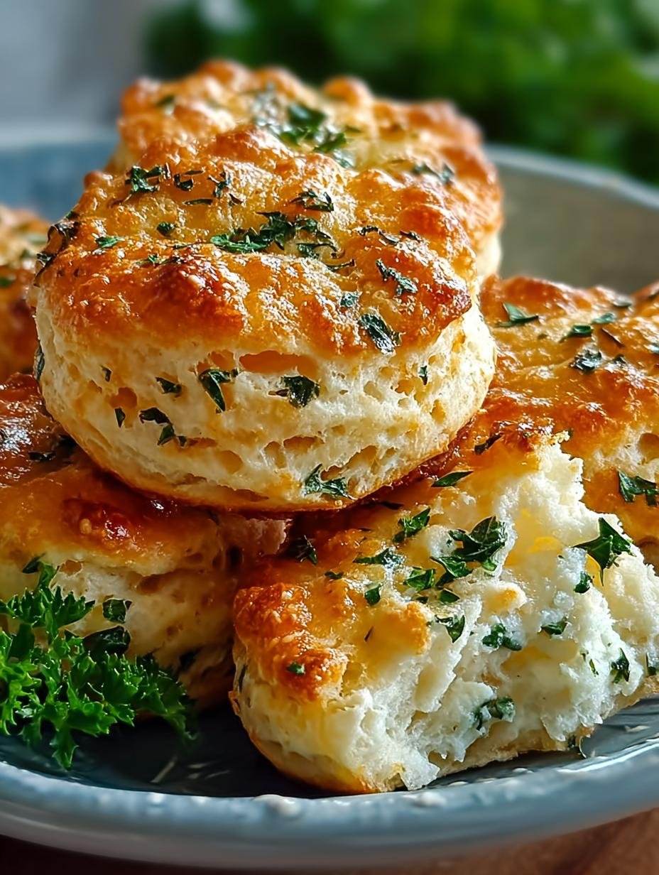 Fluffy Herbed Cottage Cheese Biscuits for Breakfast - Herbed Cottage Cheese Biscuits - additional detail