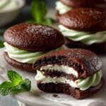 Mint Chocolate Whoopie Pies
