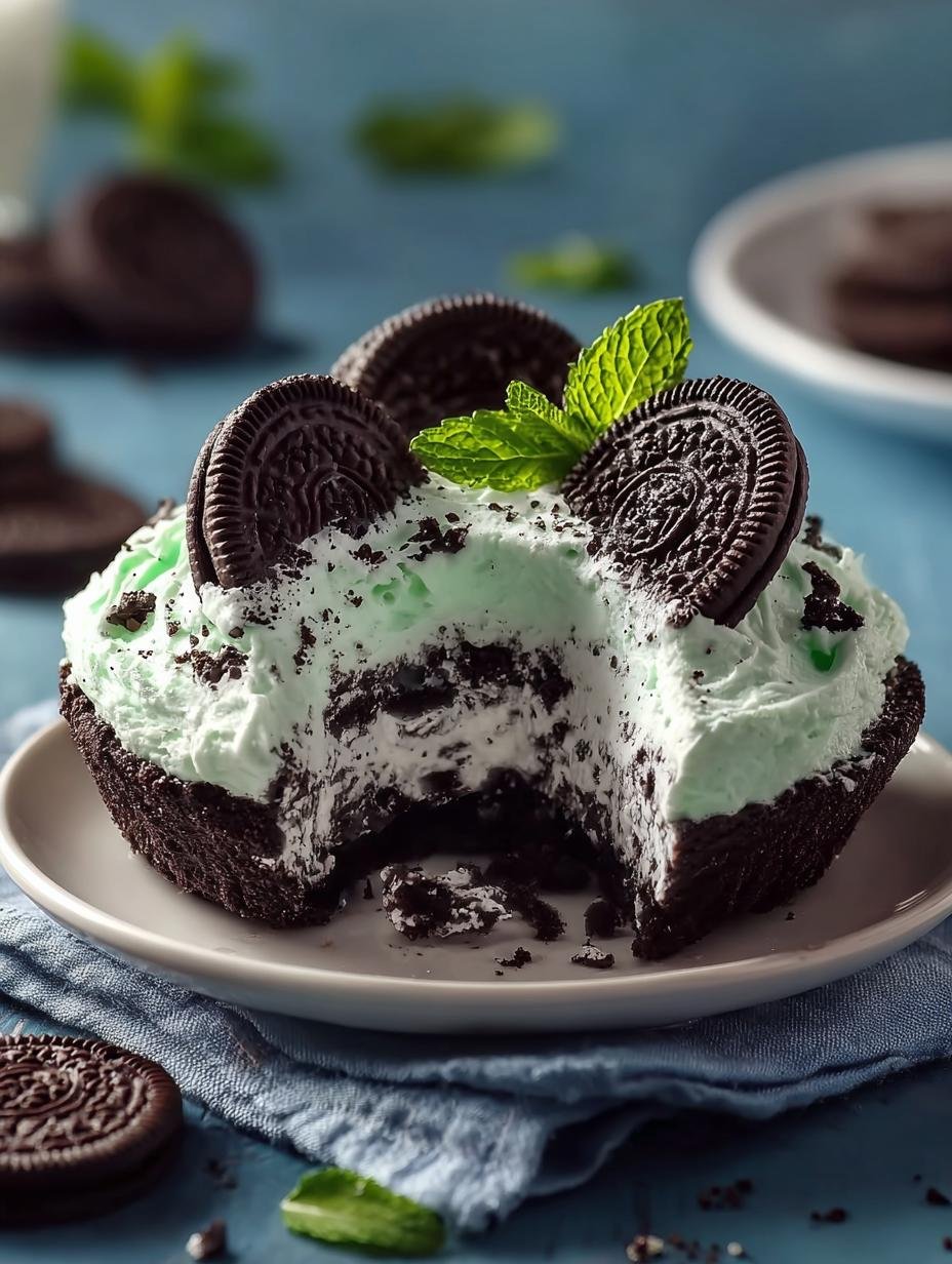 Mint Oreo Ice Cream Pie: 5 Reasons to Love It - Mint Oreo Ice Cream - additional detail