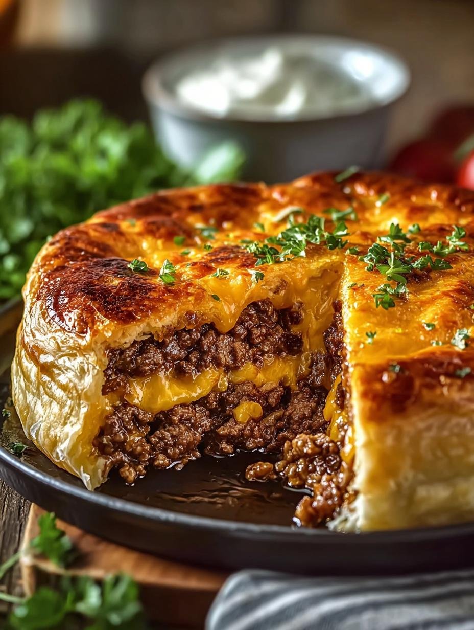 One Pan Cheeseburger Pie: 5 Reasons to Love This Comfort Food - One Pan Cheeseburger Pie - main visual representation