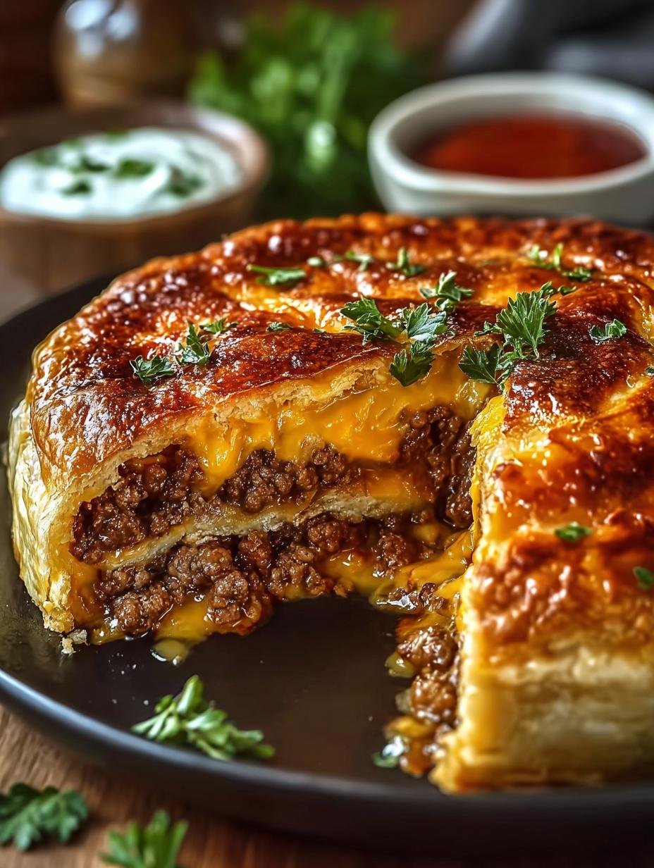 One Pan Cheeseburger Pie: 5 Reasons to Love This Comfort Food - One Pan Cheeseburger Pie - additional detail