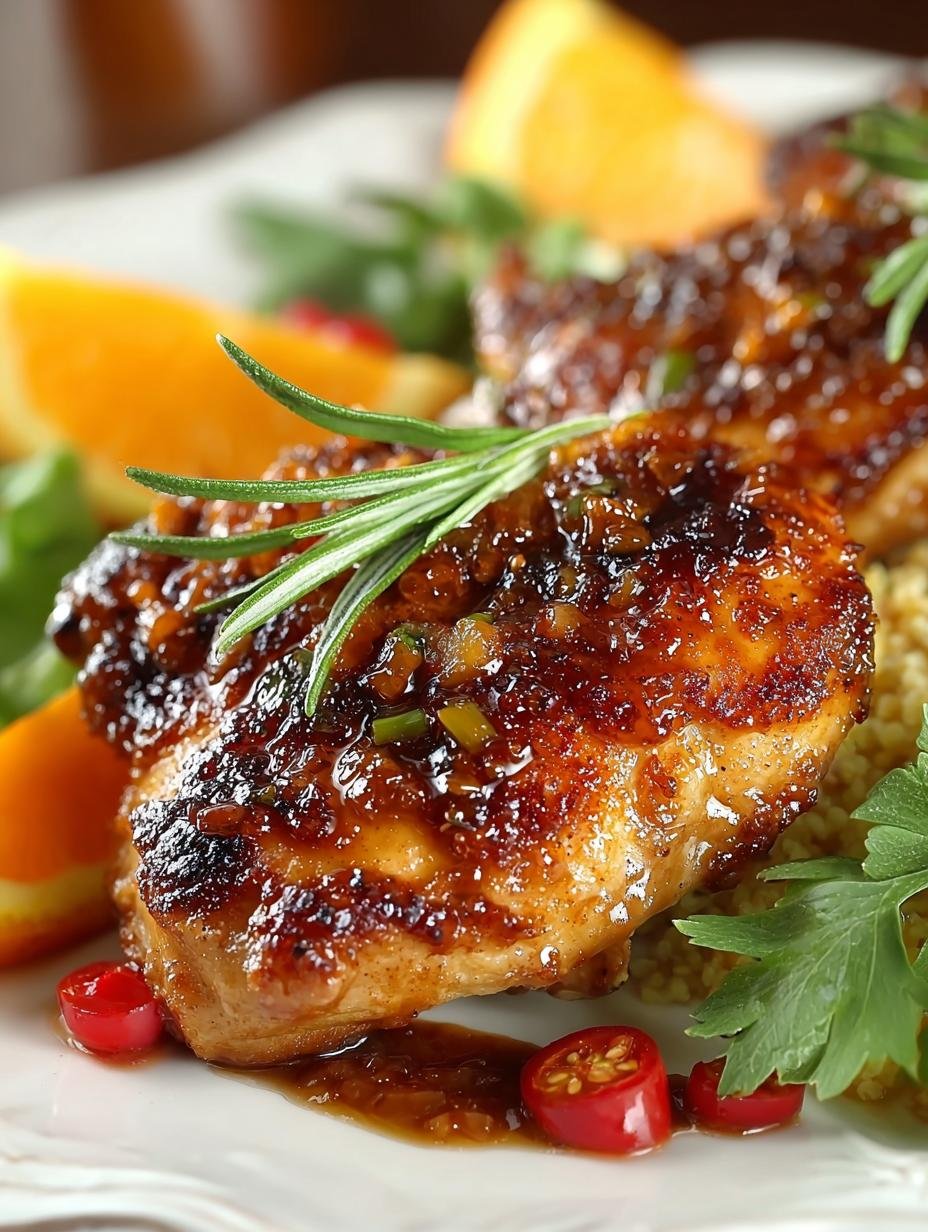 Orange Glazed Chicken: 7 Secrets for a Perfect Dinner - Orange Glazed Chicken - additional detail