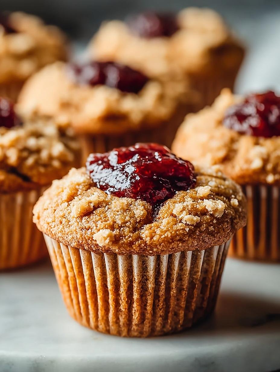 Delicious Peanut Butter Jelly Muffins Recipe to Try - Peanut Butter Jelly Muffins - additional detail