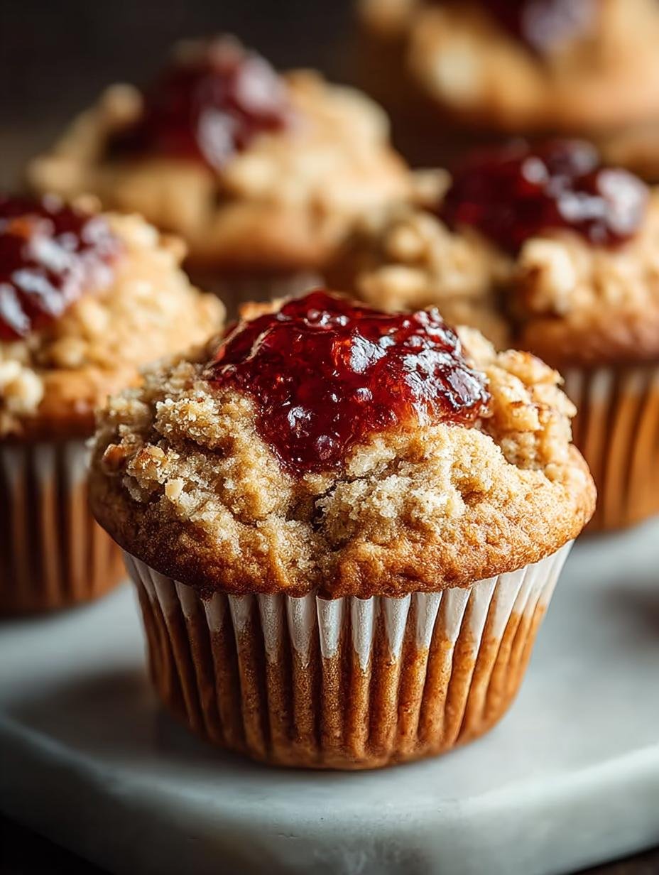 Peanut Butter Jelly Muffins