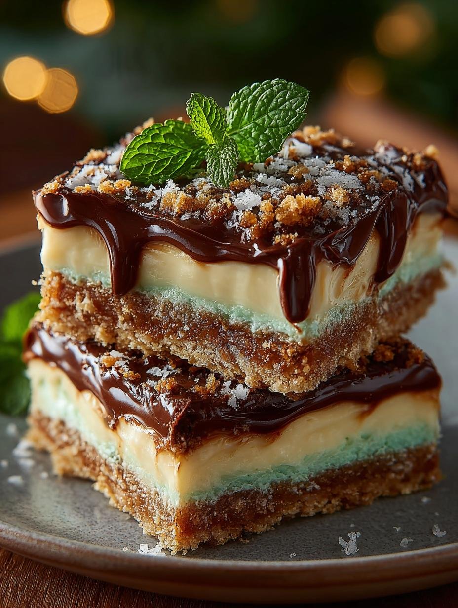 Peppermint Crisp Biscuit Slice: 7 Irresistible Layers