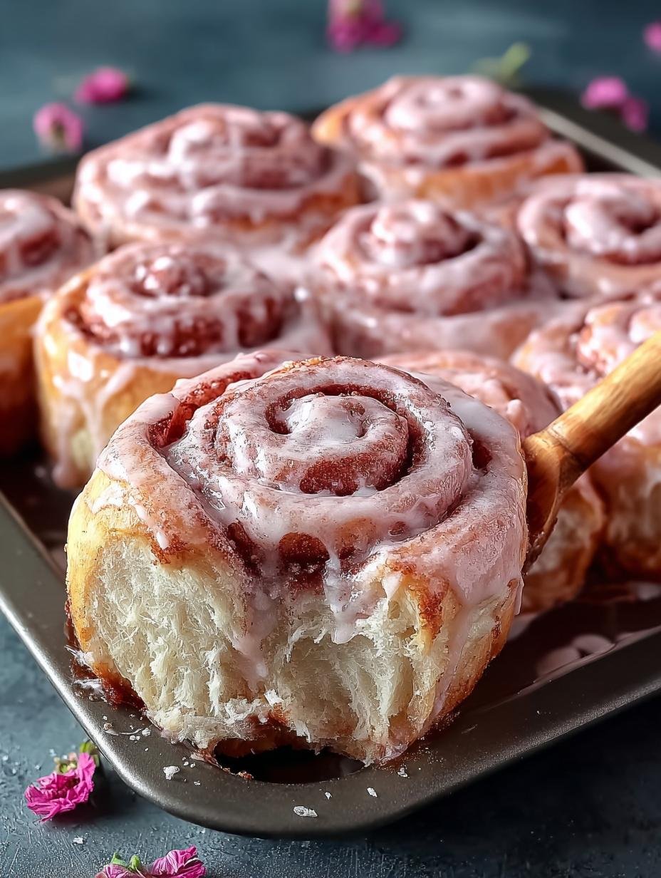 Delightful Pink Velvet Cinnamon Rolls to Savor - Pink Velvet Cinnamon Rolls - additional detail
