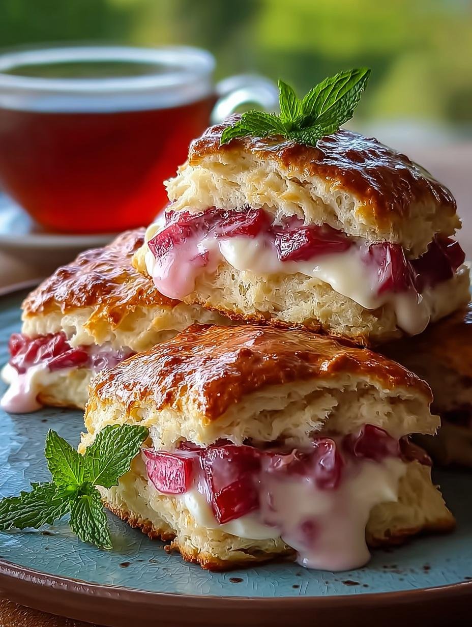 Roasted Rhubarb Scones: 8 Reasons You'll Love Them - Roasted Rhubarb Scones - main visual representation