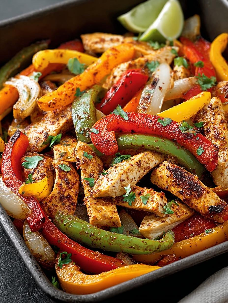 Sheet Pan Chicken Fajitas: 5 Flavorful Ingredients - Sheet Pan Chicken Fajitas - additional detail