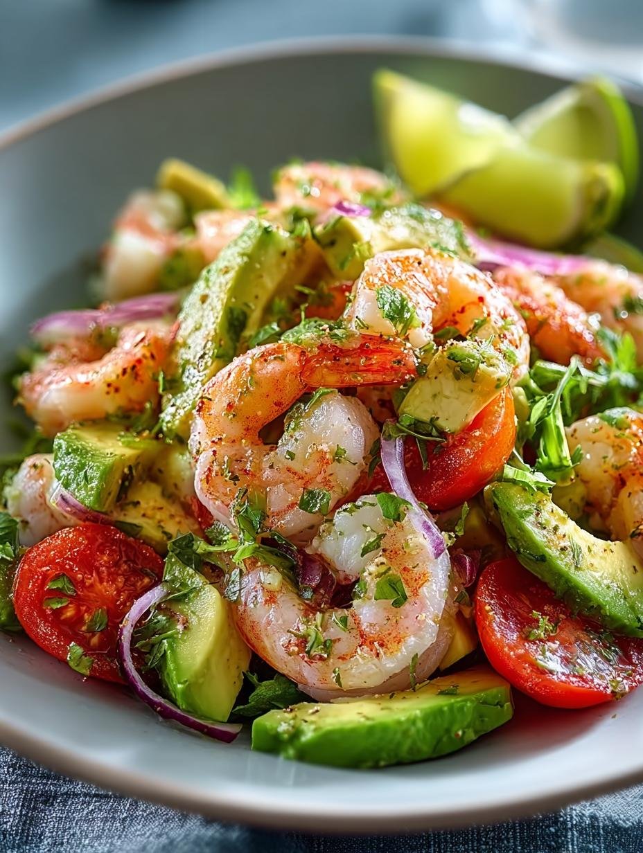 Delicious Shrimp Avocado Salad: A Creamy Delight - Shrimp Avocado Salad - main visual representation