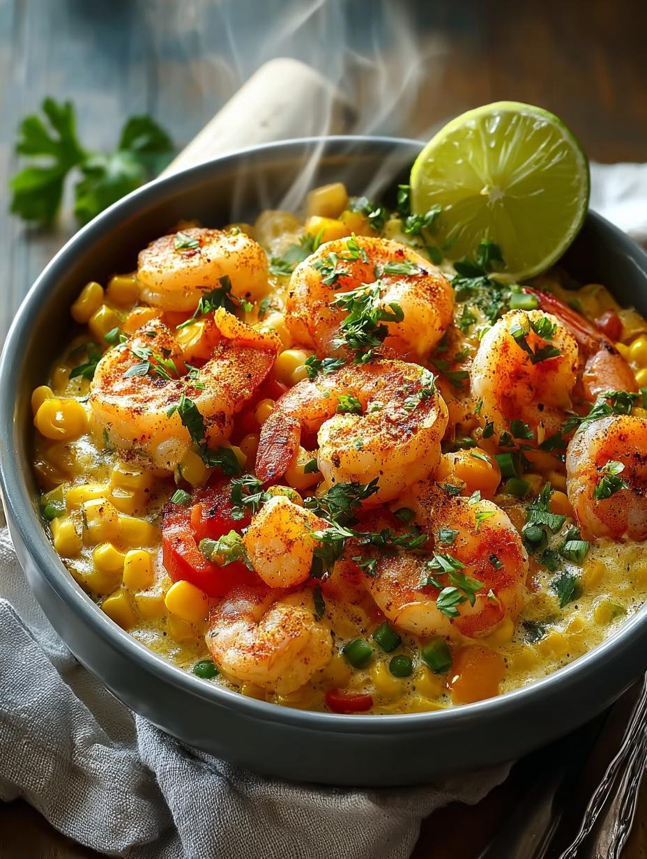 Shrimp Creamed Corn: A Comforting 30-Minute Delight - Shrimp Creamed Corn - main visual representation