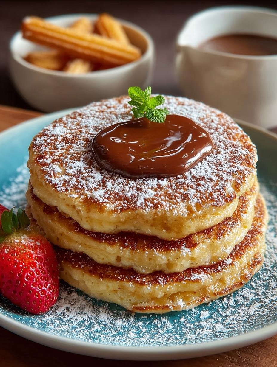 Irresistible Spanish Churro Pancakes Recipe