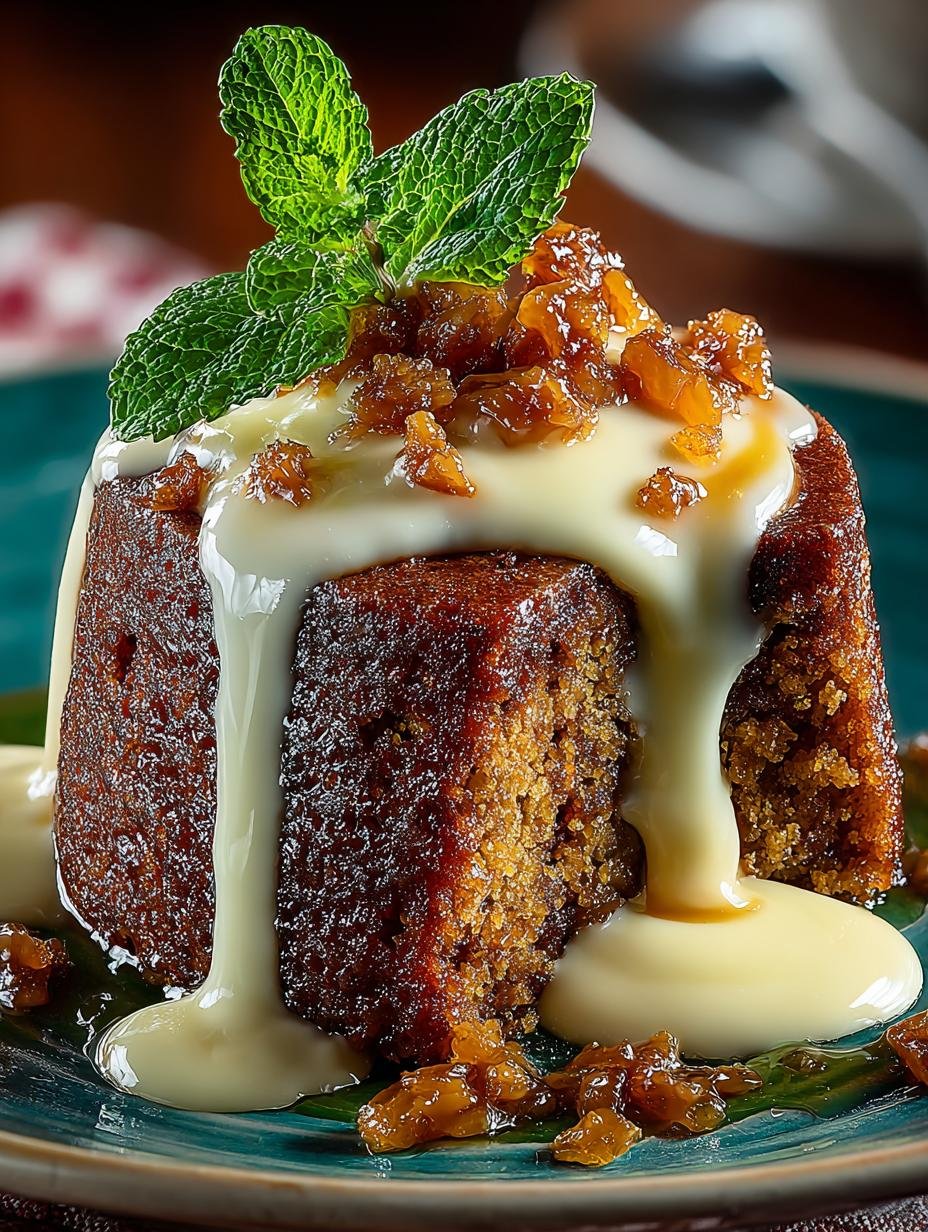 Sticky Toffee Pudding with Hot Custard: 5-Star Comfort