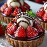 Strawberry Truffle Tarts