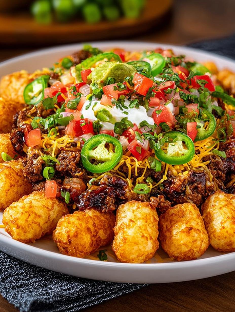 Tater Tot Nachos: 7 Cheesy Recipes You Can't Resist - Tater Tot Nachos - main visual representation