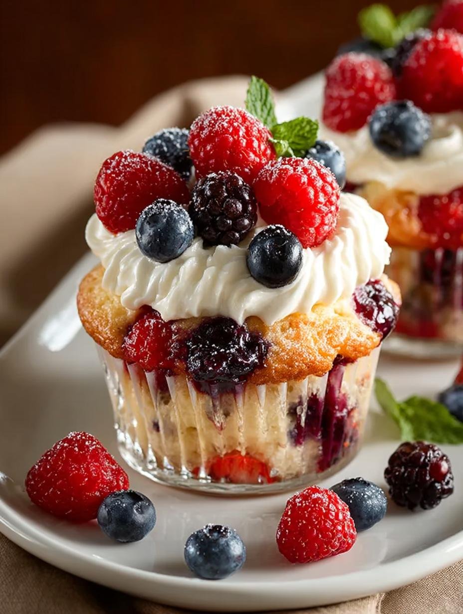 Delicious Triple Berry Bliss Cottage Cheese Muffins - Triple Berry Bliss Cottage - additional detail