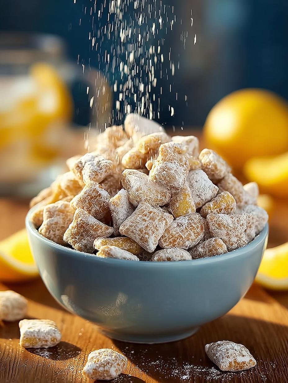 Zesty Lemonade Puppy Chow: 12 Refreshing Treats to Enjoy - Zesty Lemonade Puppy Chow - main visual representation