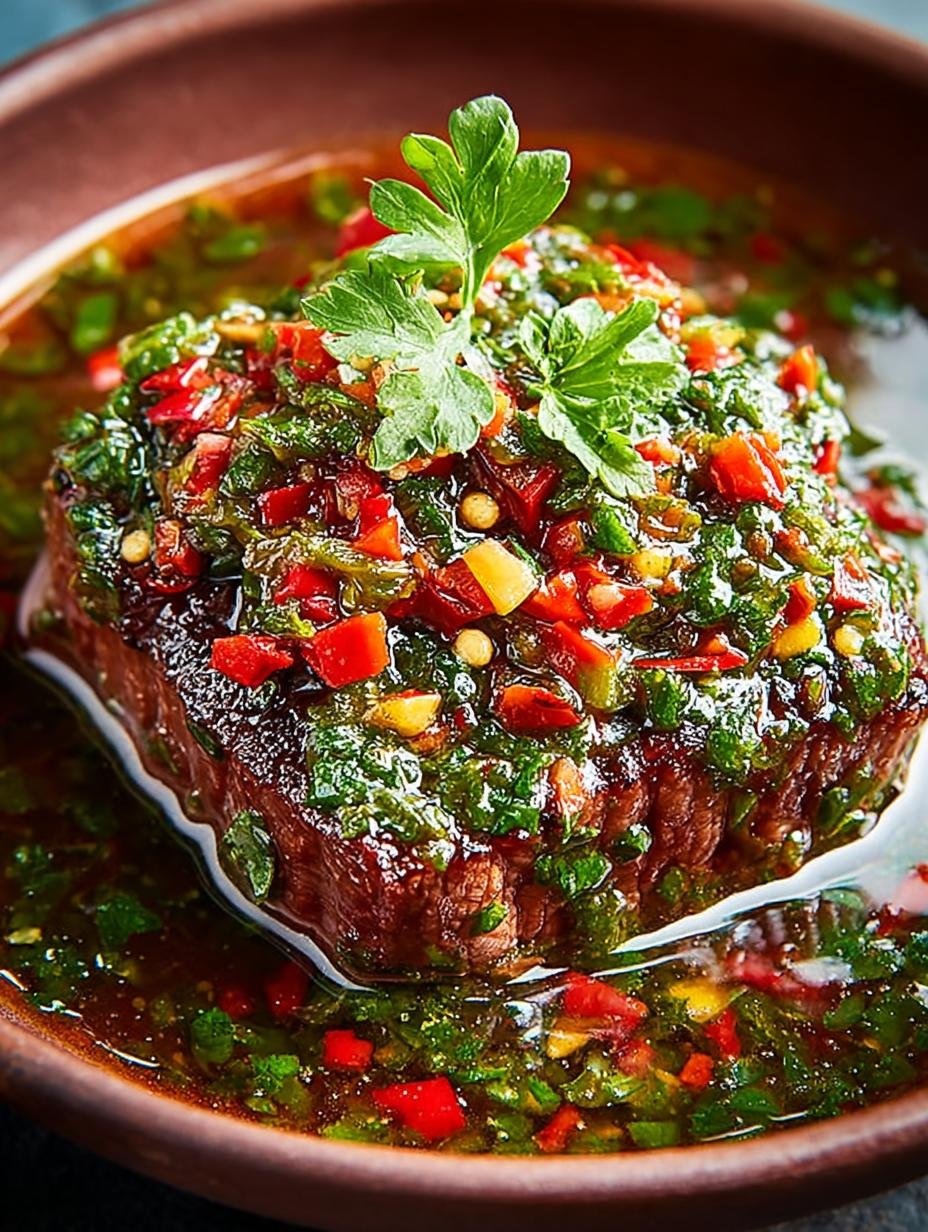 Zesty Smoky Red Chimichurri: 7 Flavorful Uses for Grilled Meats - Zesty Smoky Red Chimichurri - main visual representation